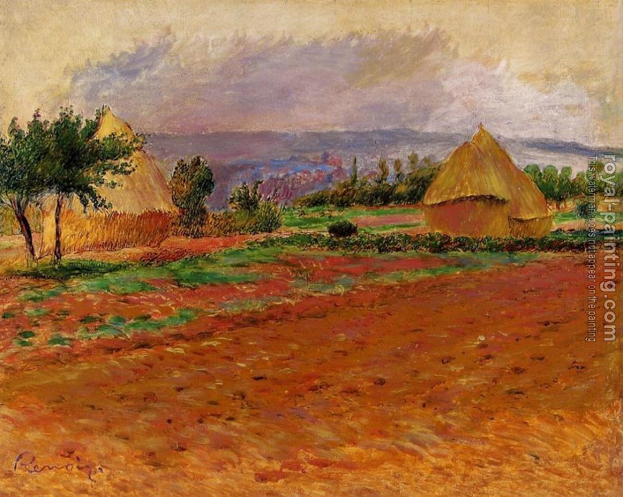 Pierre Auguste Renoir : Field and Haystacks